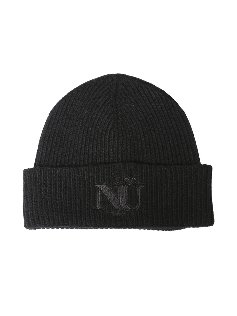 NÜ BEANIE bonnet Chapeaux 001 Black with black
