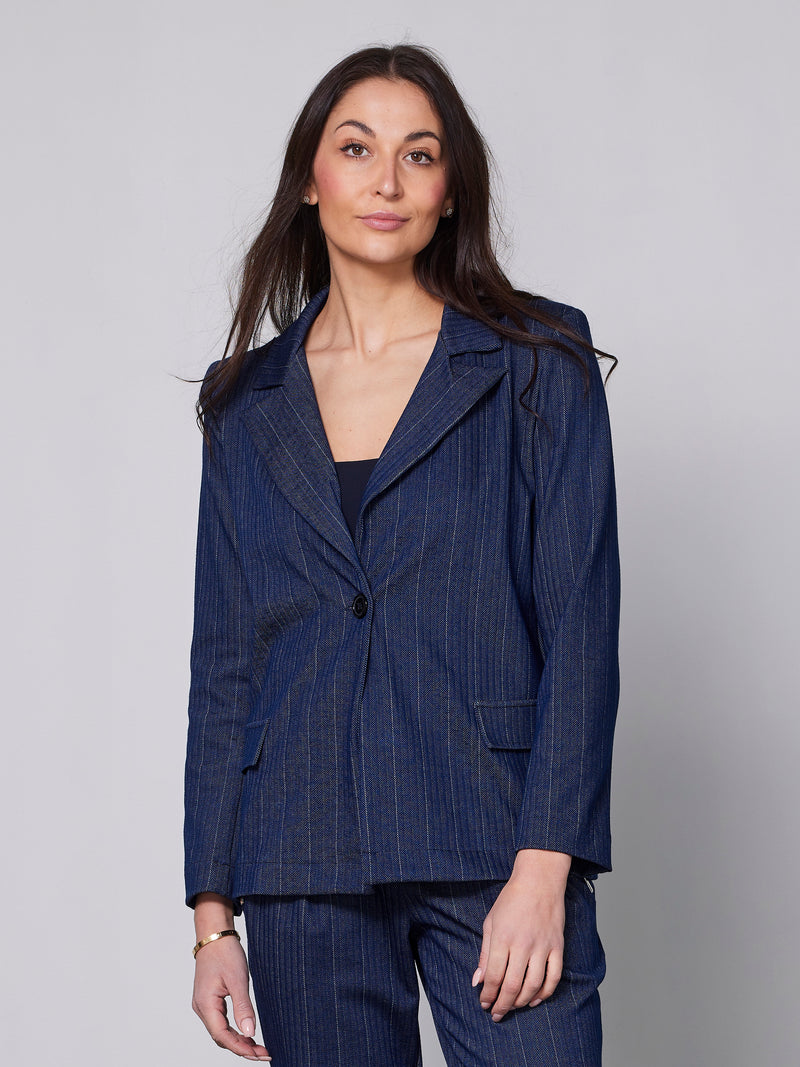 NÜ Blazer YNN Blazers 467 Blue Stripe