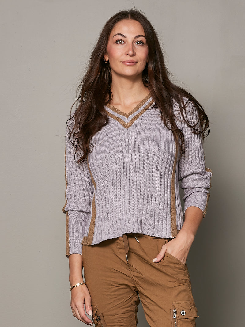 NÜ Blouse tricotée VEGA Tricots 762 Dusty purple mix