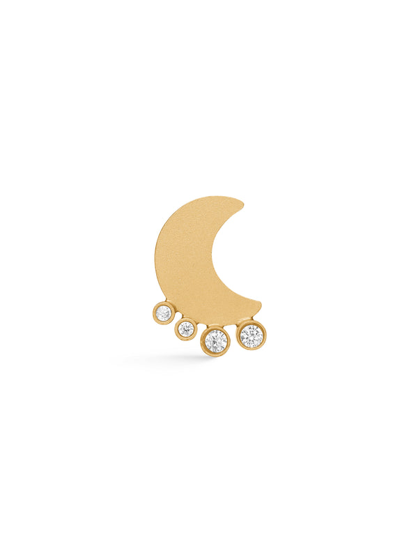 NÜ Boucle d'oreille Moons n°5 Jewellery 011 Gold