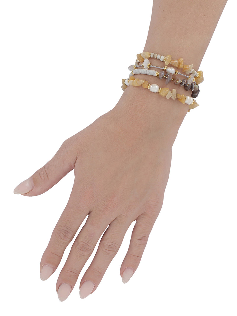 NÜ Bracelet Uly Accessoires 110 creme mix