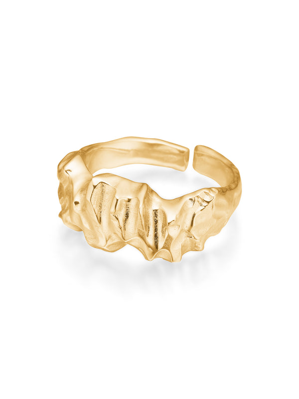 NÜ Cave NR. 8 BAGUE Jewellery 011 Gold