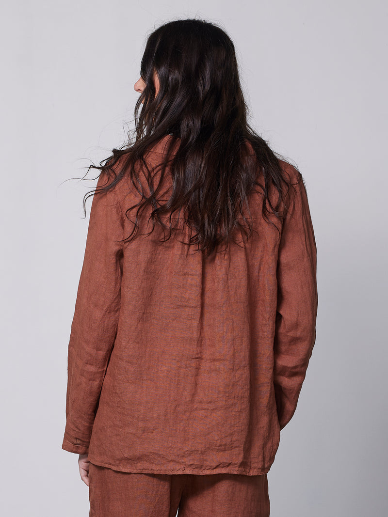 NÜ Chemise POLETTE Chemises 286 Mocca Mousse