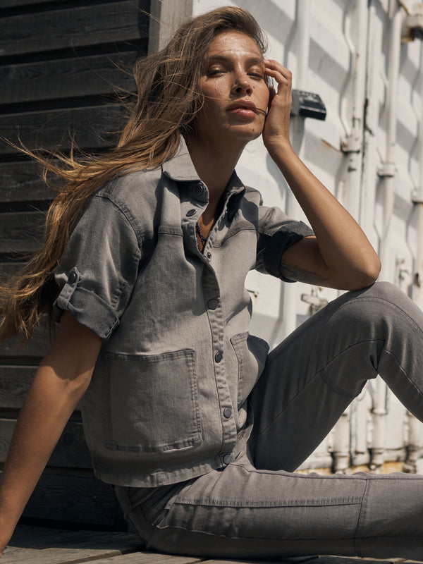 NÜ Chemise YELENA Chemises 901 Grey