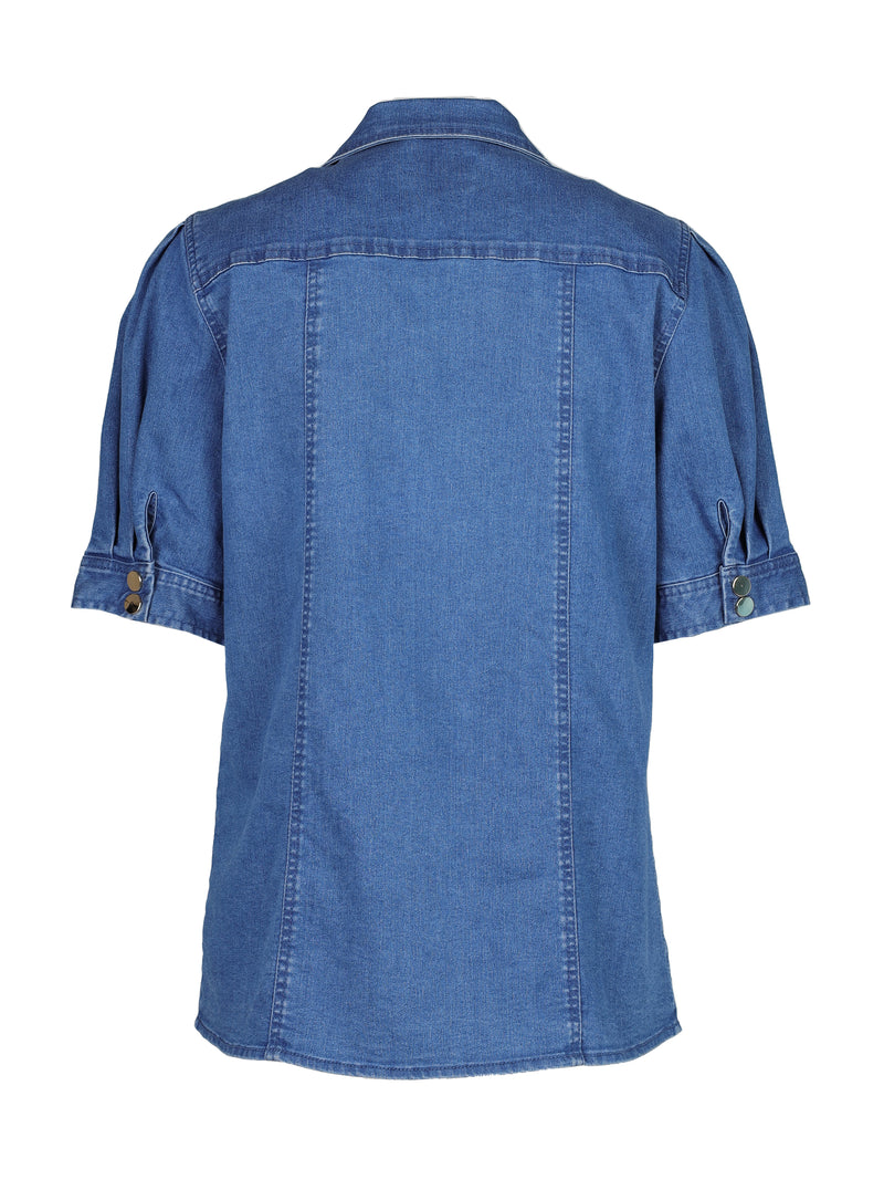 NÜ Chemise en jean TAIA Chemises 481 Denim blue