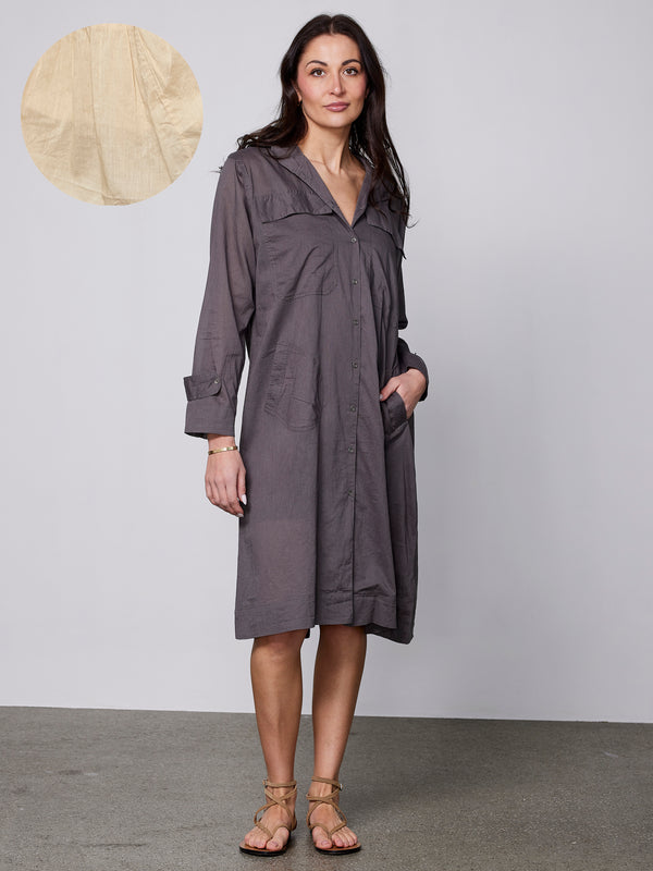 NÜ Chemise longue ZELMA Chemises 522 Wheat