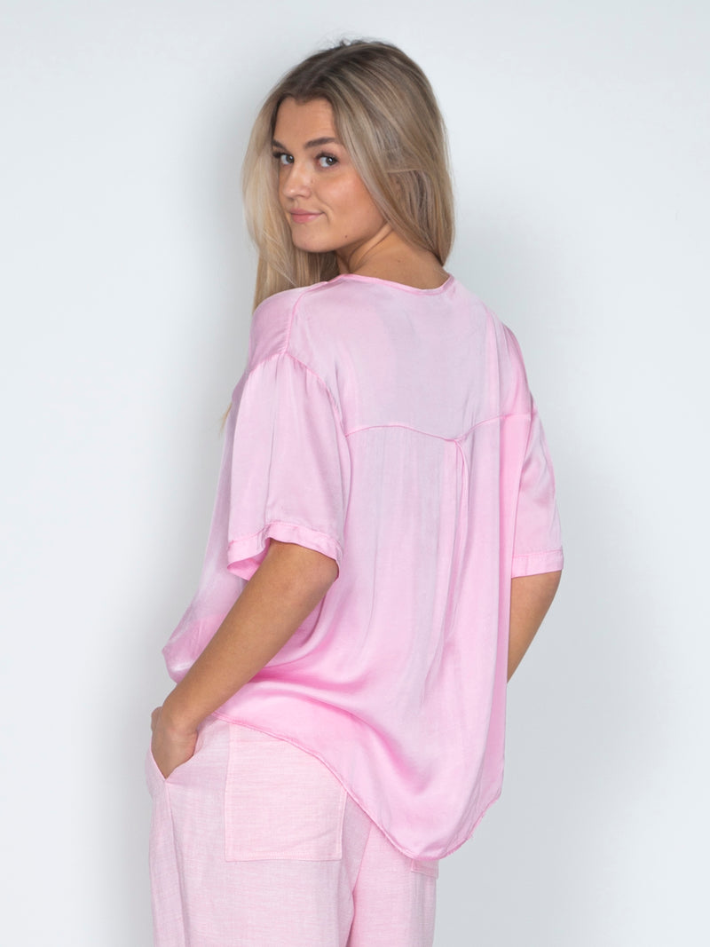 NÜ Chemisier ODELINE Blouses 634 Pink Mist