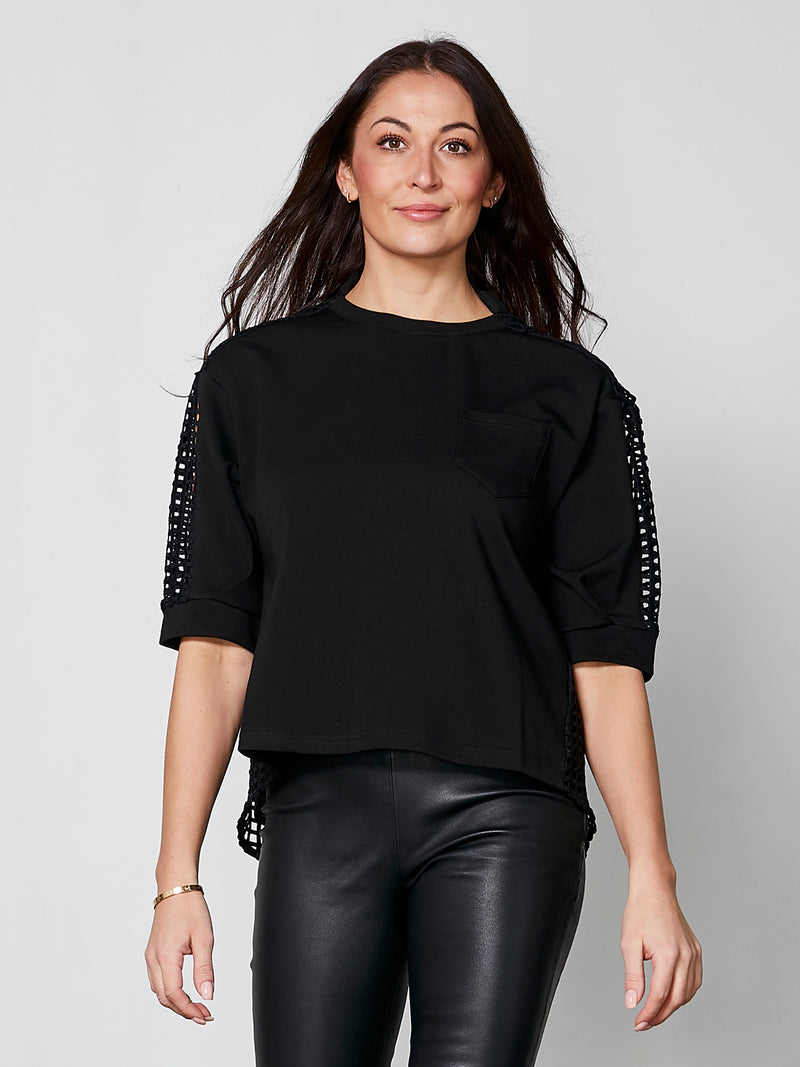 NÜ Chemisier YARA Débardeurs et t-shirts Noir
