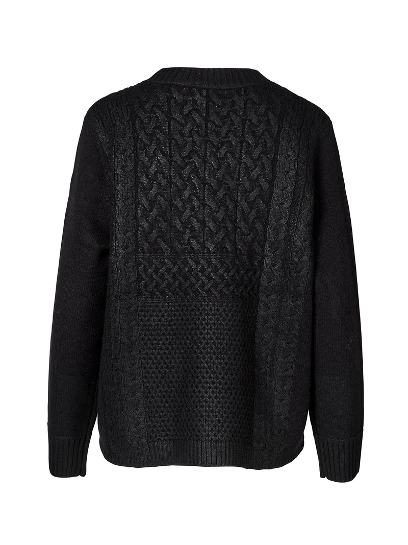 NÜ Chemisier tricot VIBE Tricots 000 Black mix