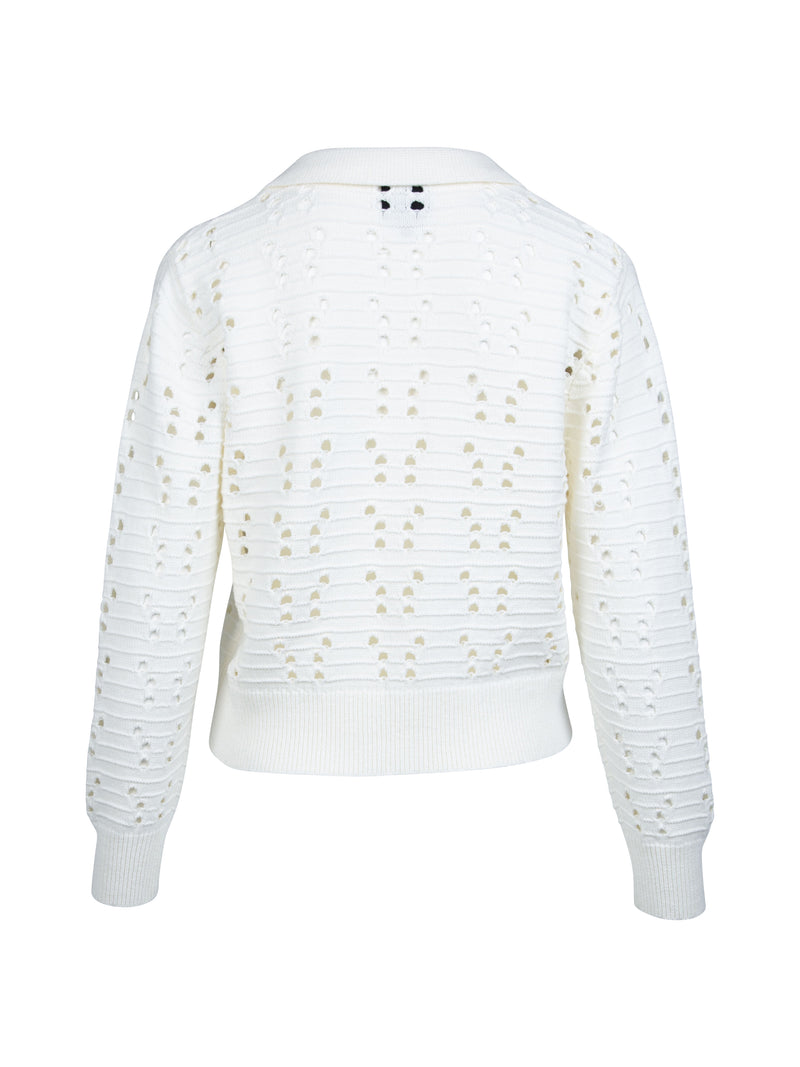 NÜ Chemisier tricoté YAFFA Chemisiers 110 Creme