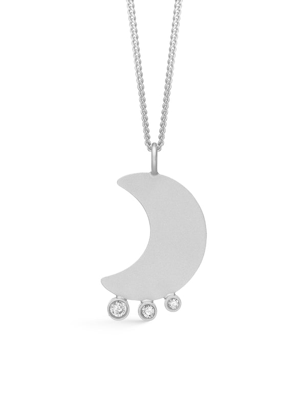 NÜ Collier Moons n° 2 Jewellery 022 Silver