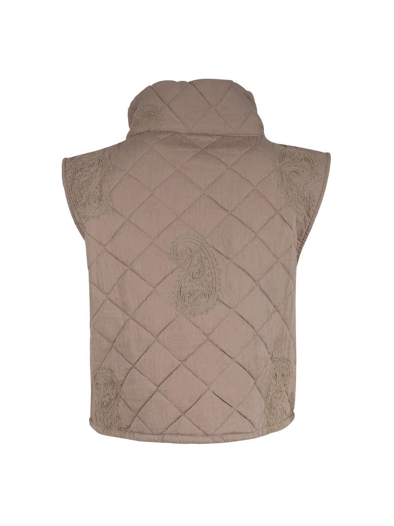 NÜ Gilet XELIA Gilets 151 Elm wood