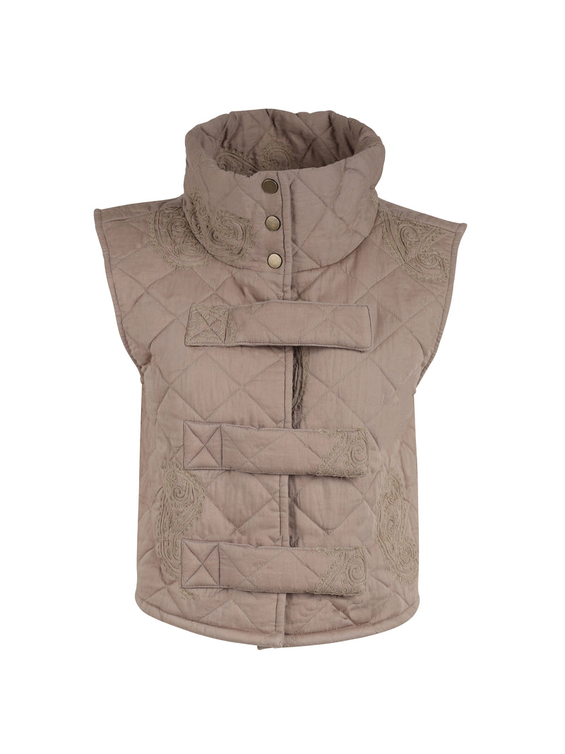 NÜ Gilet XELIA Gilets 151 Elm wood