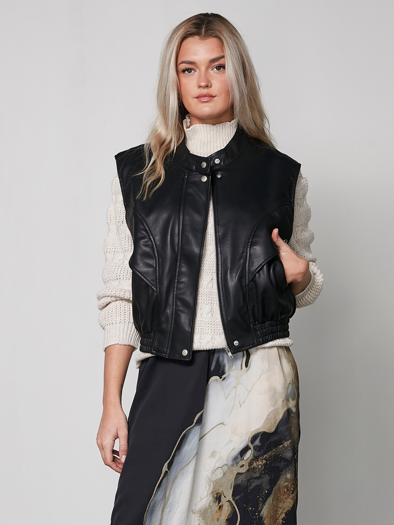 NÜ Gilet YETTE Gilets Noir