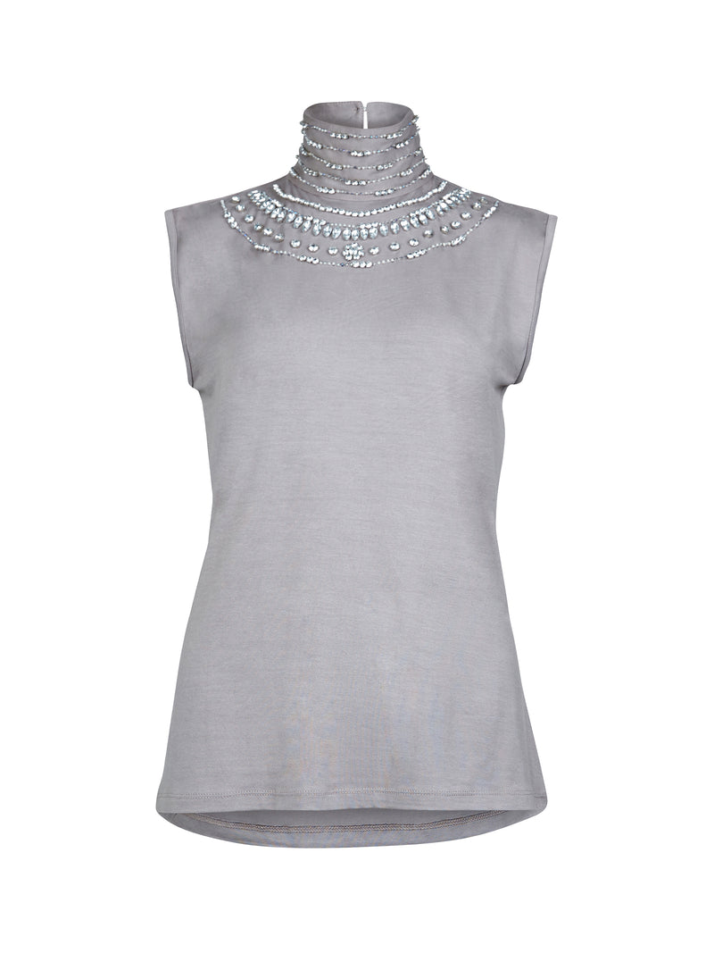 NÜ Haut YALI Débardeurs et t-shirts 901 Grey