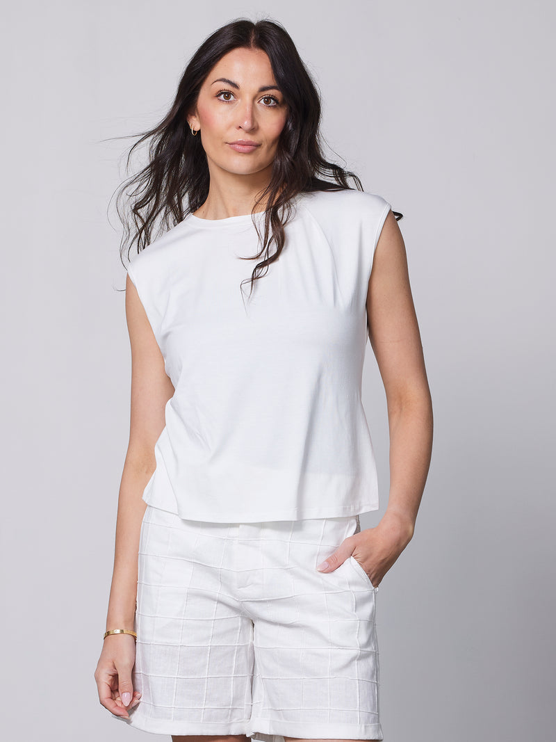 NÜ Haut YASMI Débardeurs et t-shirts 110 Creme