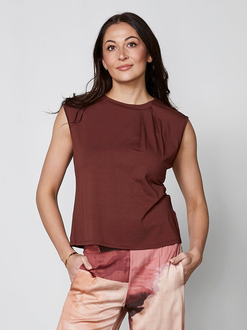NÜ Haut YASMI Débardeurs et t-shirts 685 Berry red