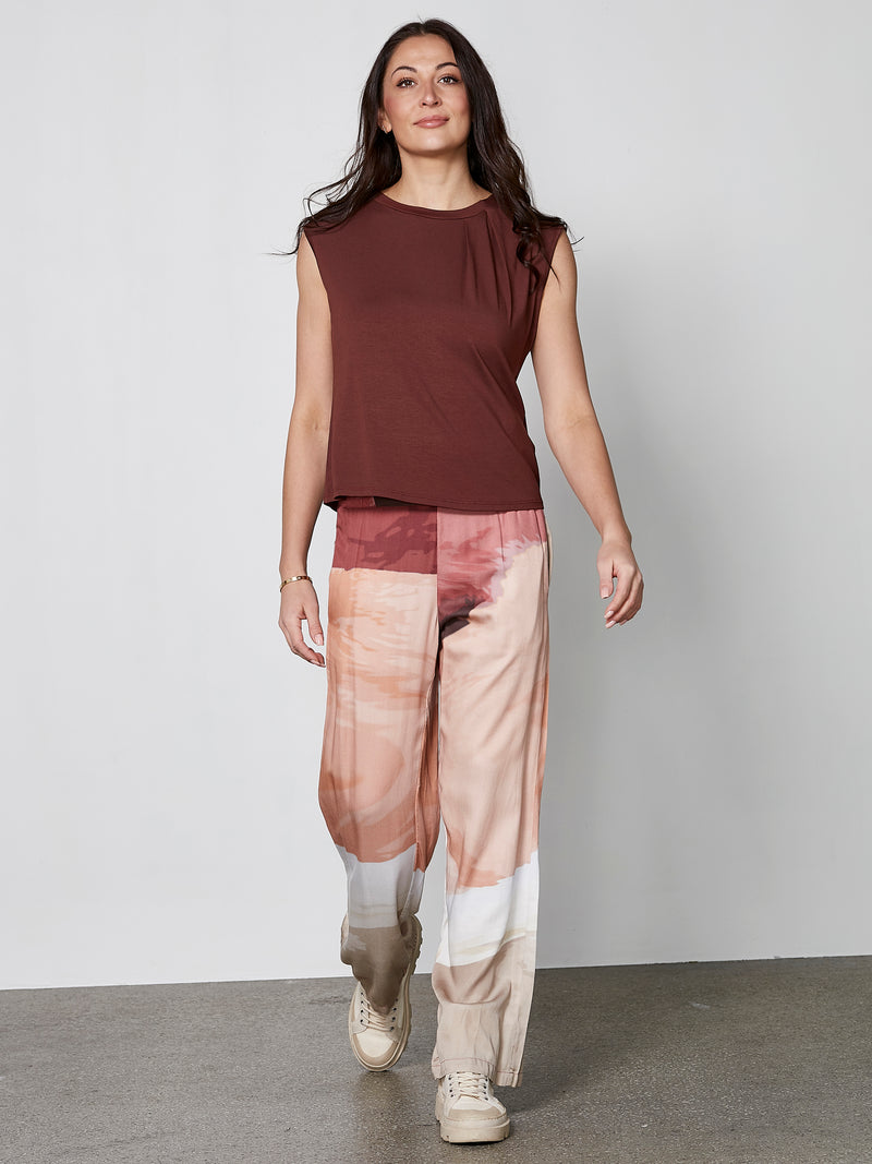 NÜ Haut YASMI Débardeurs et t-shirts 685 Berry red