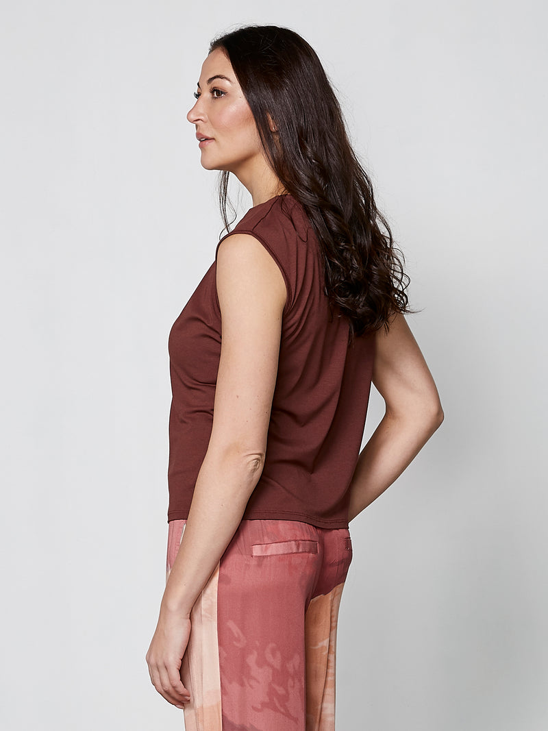 NÜ Haut YASMI Débardeurs et t-shirts 685 Berry red
