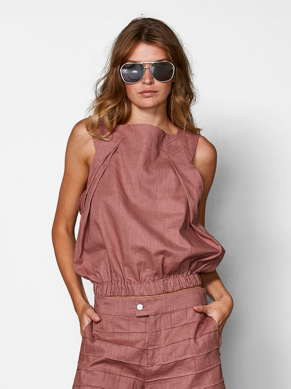 NÜ Haut ZARAH Débardeurs et t-shirts 658 Terracotta