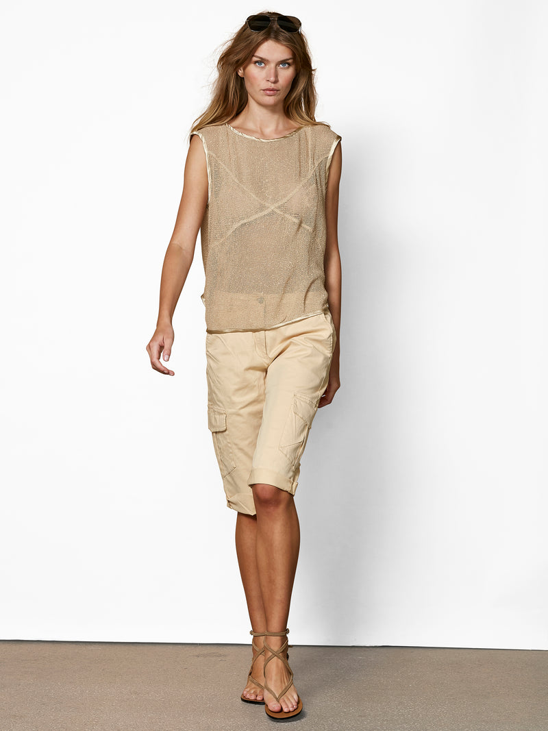 NÜ Haut ZAZIA Débardeurs et t-shirts 522 Wheat