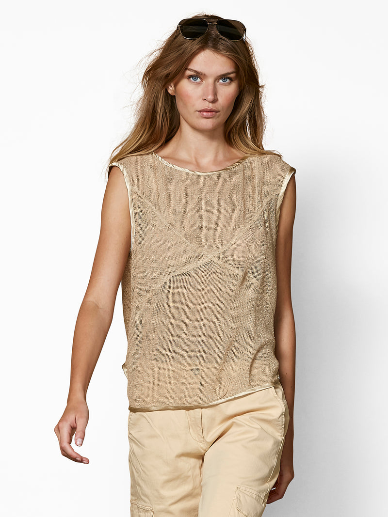 NÜ Haut ZAZIA Débardeurs et t-shirts 522 Wheat