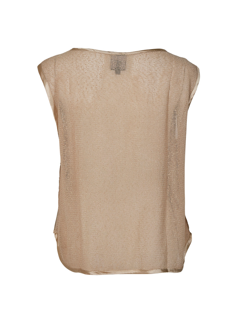 NÜ Haut ZAZIA Débardeurs et t-shirts 522 Wheat