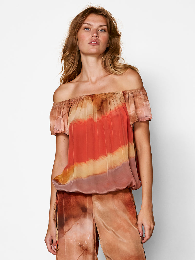 NÜ Haut ZIW Débardeurs et t-shirts 658 Terracotta Mix