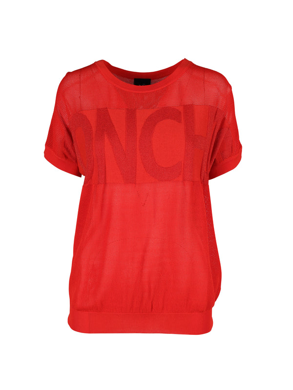 NÜ Haut avec texte TOPSY Hauts et t-shirts 627 Bright red