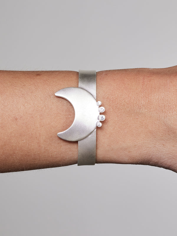 NÜ Moons N° 1 Bracelet Rigide Jewellery 022 Silver