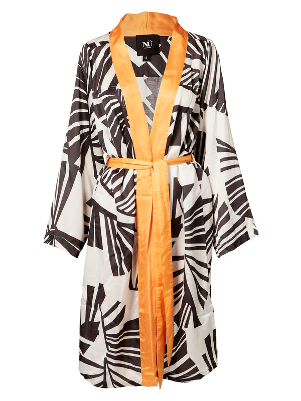 NÜ PENNY Kimono à motifs Robes 000 Black mix