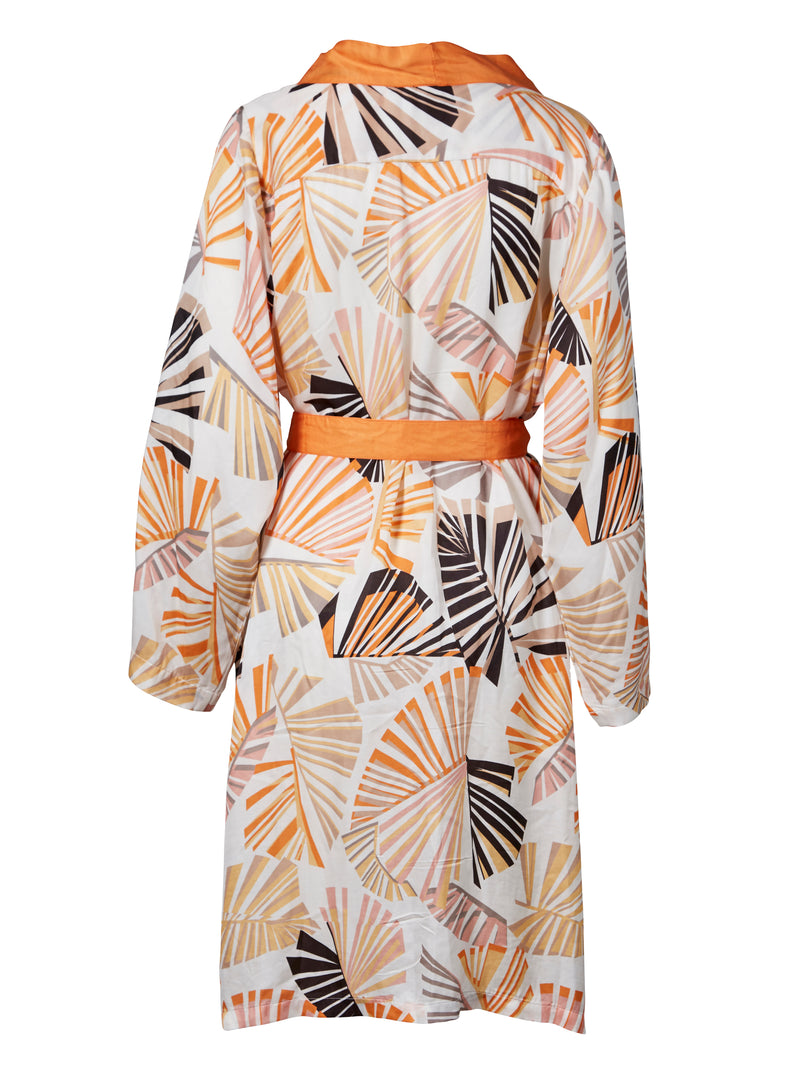 NÜ PENNY Kimono à motifs Robes 644 Hot Orange mix
