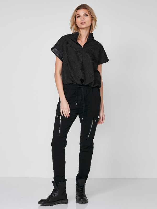 NÜ Pantalon CARMEN Pantalons 000 Solid black