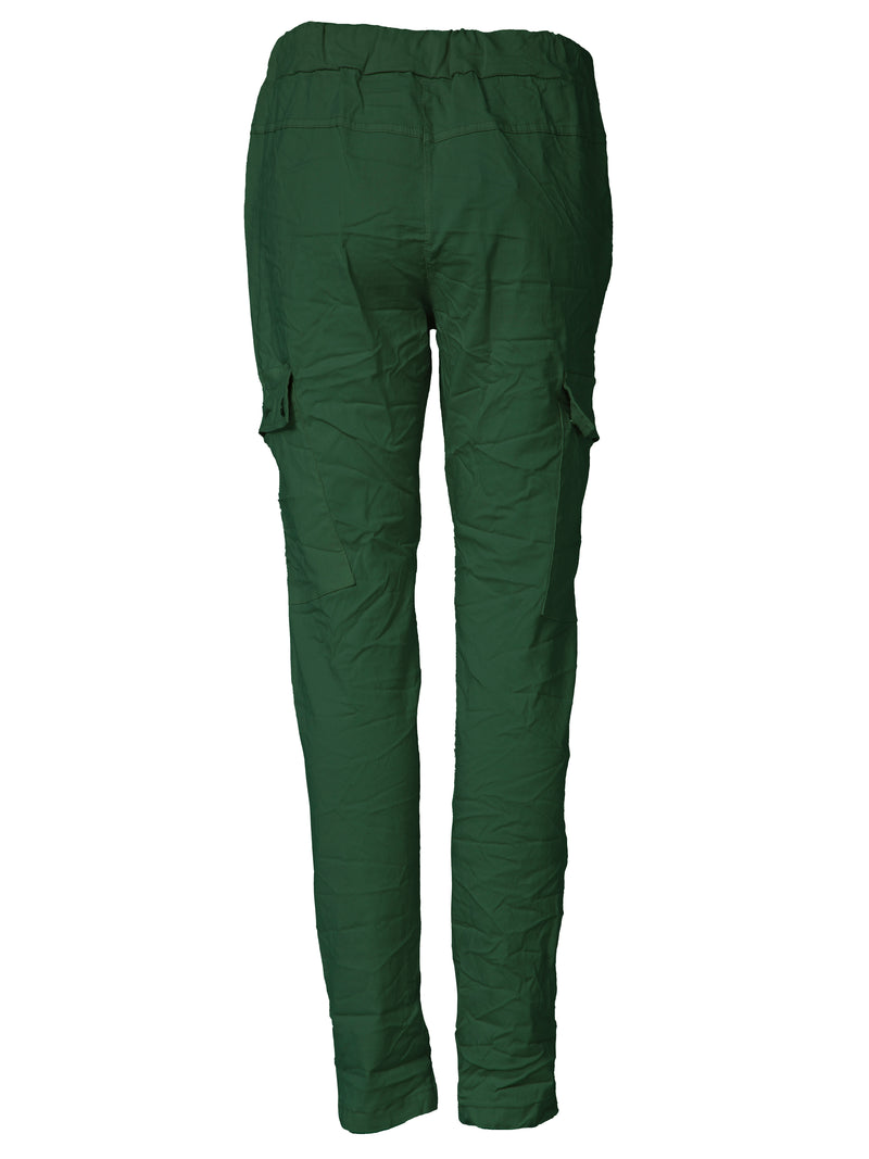 NÜ Pantalon CARMEN Pantalons 358 Green Absolute