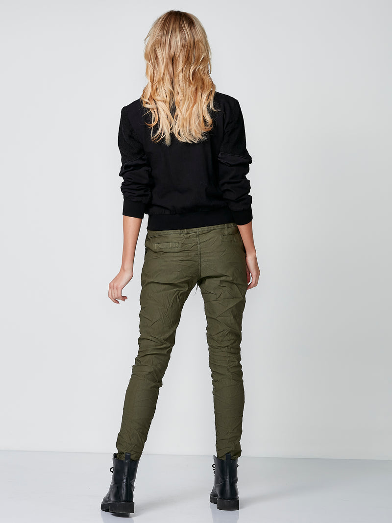 NÜ Pantalon CARMEN ODA Pantalons 308 Cactus Green