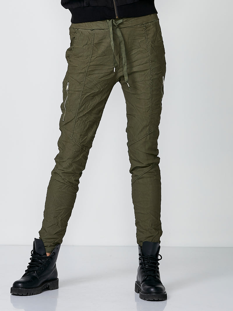 NÜ Pantalon CARMEN ODA Pantalons 308 Cactus Green