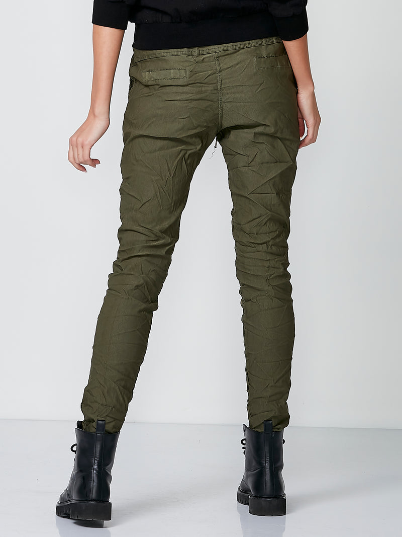 NÜ Pantalon CARMEN ODA Pantalons 308 Cactus Green