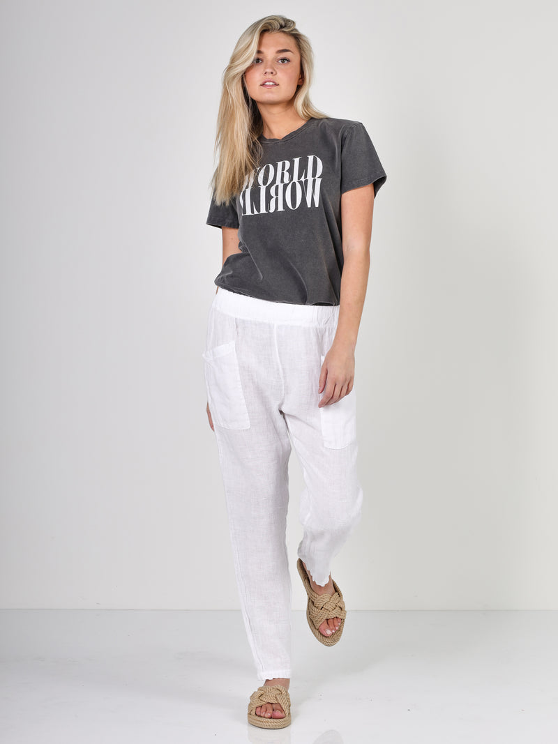 NÜ Pantalon POLETTE Pantalons Blanc