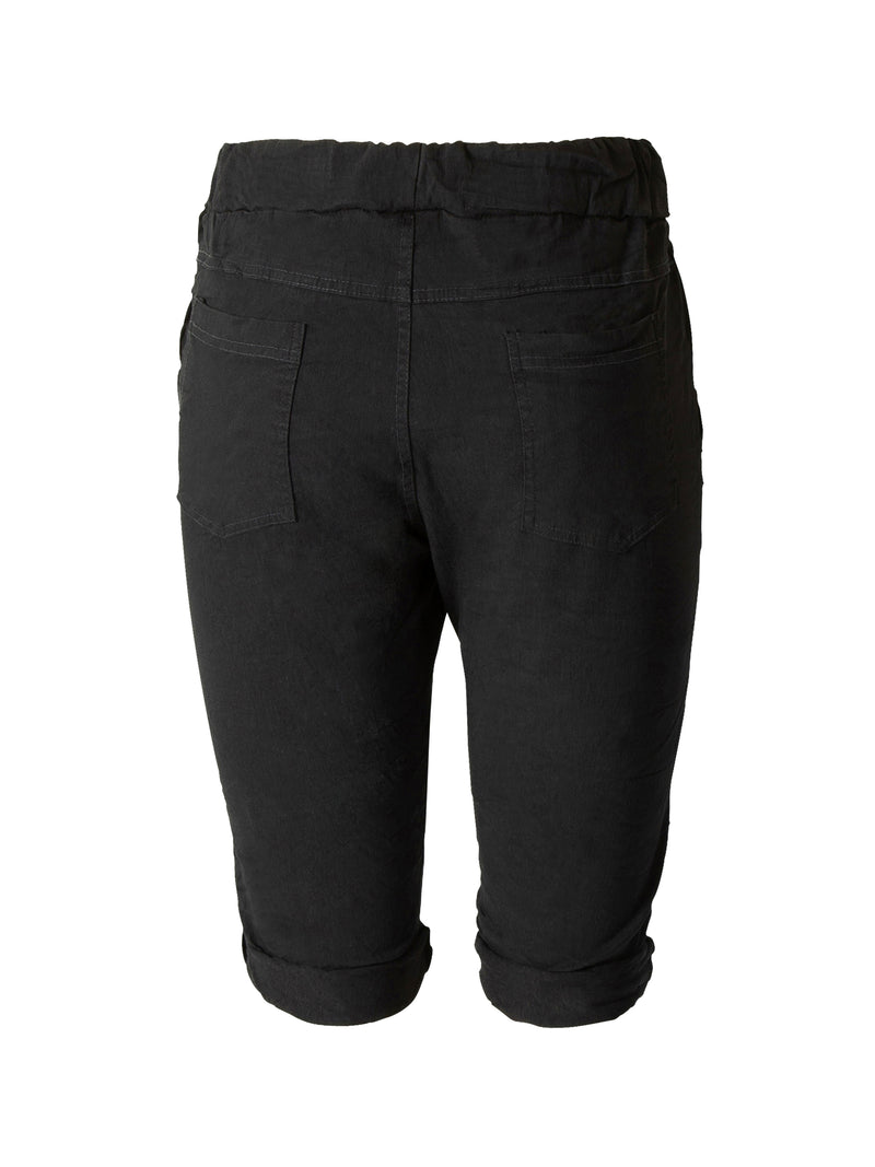 NÜ Shorts Uta Capri Shorts Noir