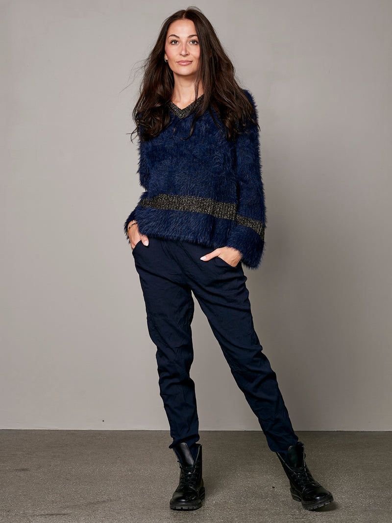 NÜ Pantalon VILDA Pantalons 482 Classic Navy