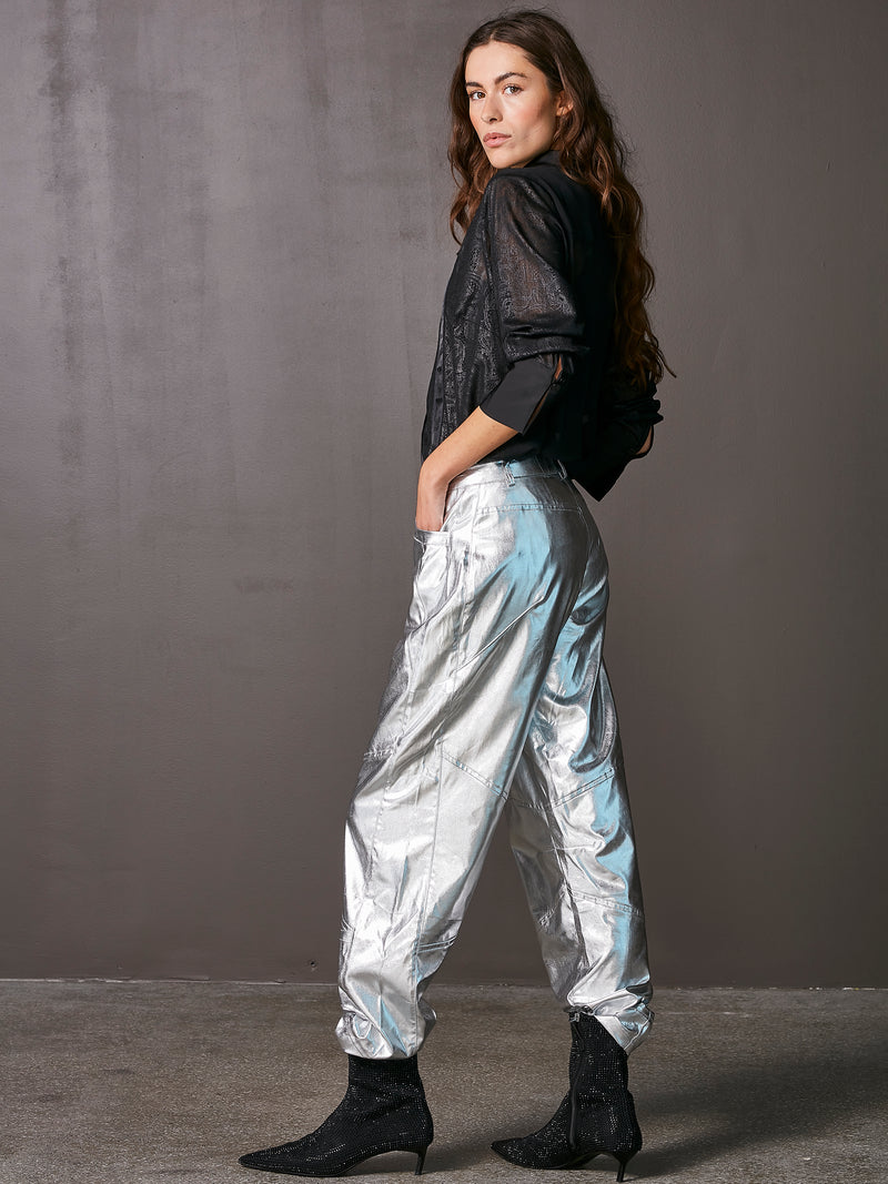 NÜ Pantalon VIOL Pantalons 022 Silver