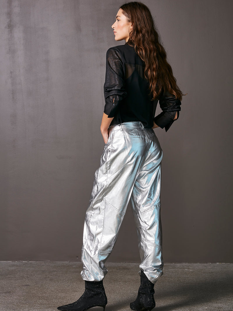 NÜ Pantalon VIOL Pantalons 022 Silver