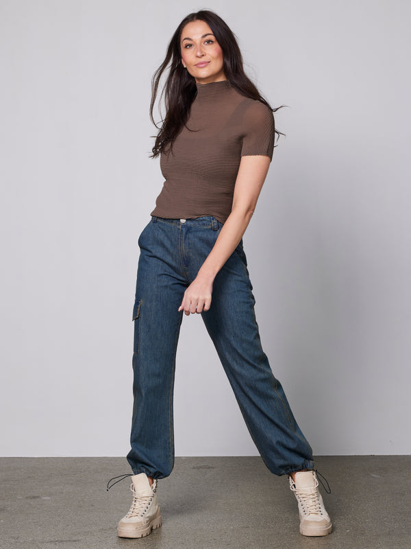 NÜ Pantalon YENNY Pantalons 481 Denim blue