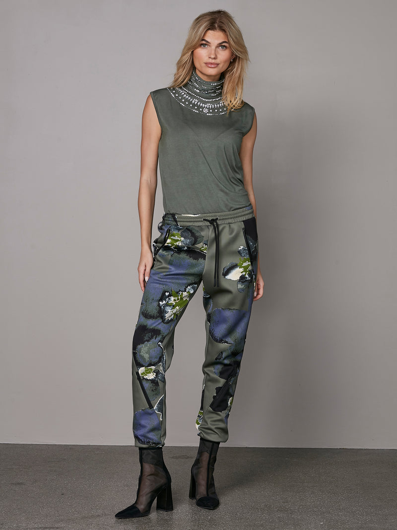 NÜ Pantalon YOKO Pantalons 316 Olive Mix