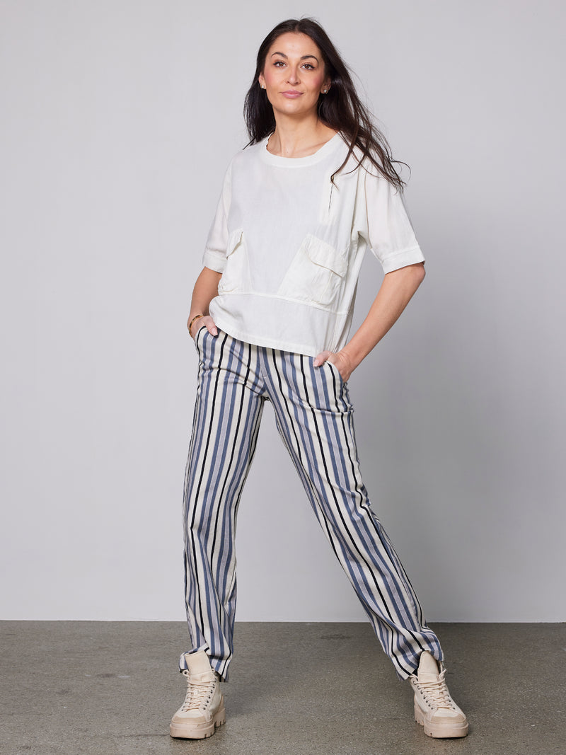 NÜ Pantalon YUSI Pantalons 112 Bone mix