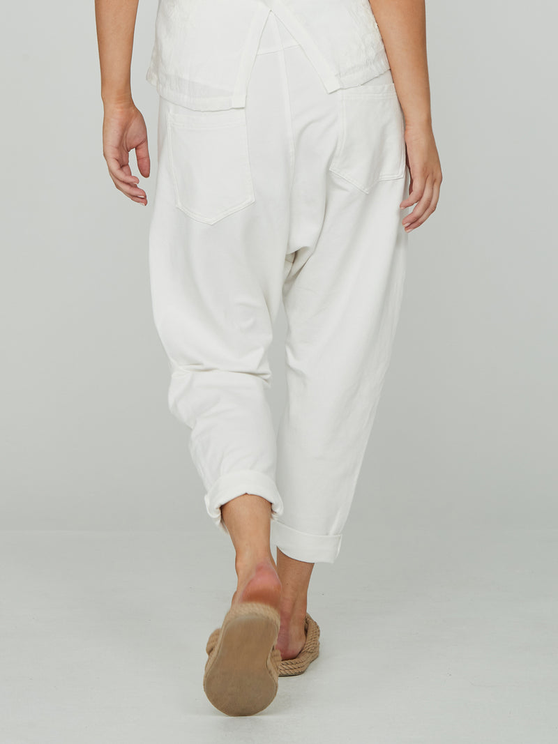 NÜ Pantalon bouffant GITHA Pantalons Blanc