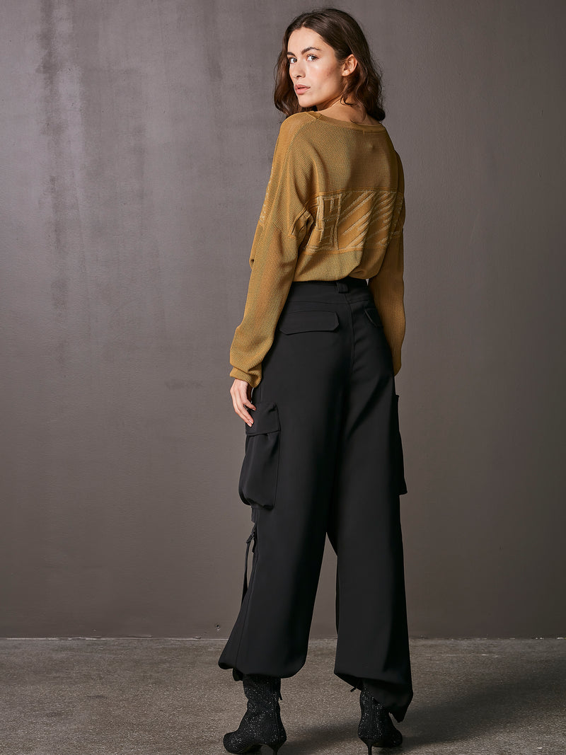 NÜ Pantalon cargo VIAN Pantalons Noir