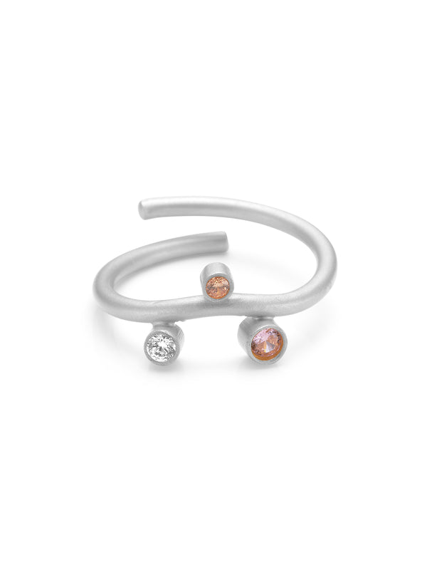 NÜ Planets N° 3 Anneau Jewellery 022 Silver