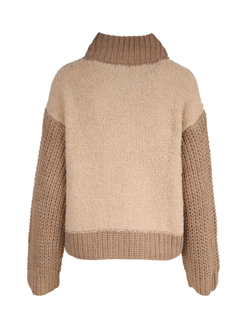 NÜ Pull en tricot XELA Tricots 151 Elm wood