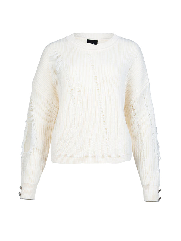 NÜ Pull en tricot YANET Chemisiers 110 Creme